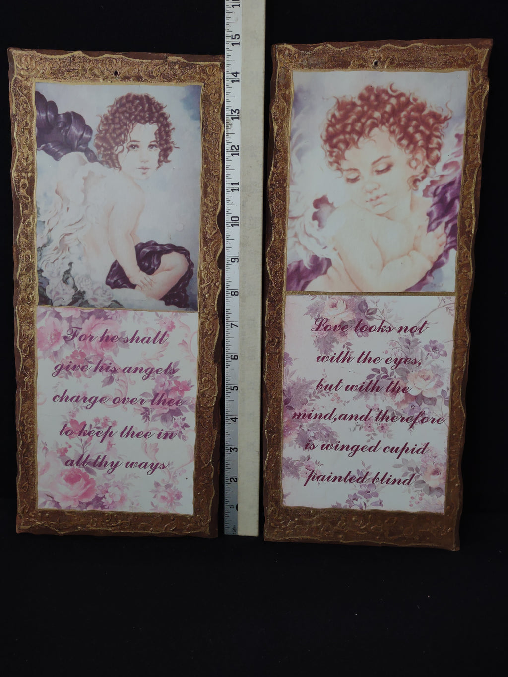 Angel Bible Verse Cupid A Midsummer Night's Dream Wall Hanging (Lot 3863)