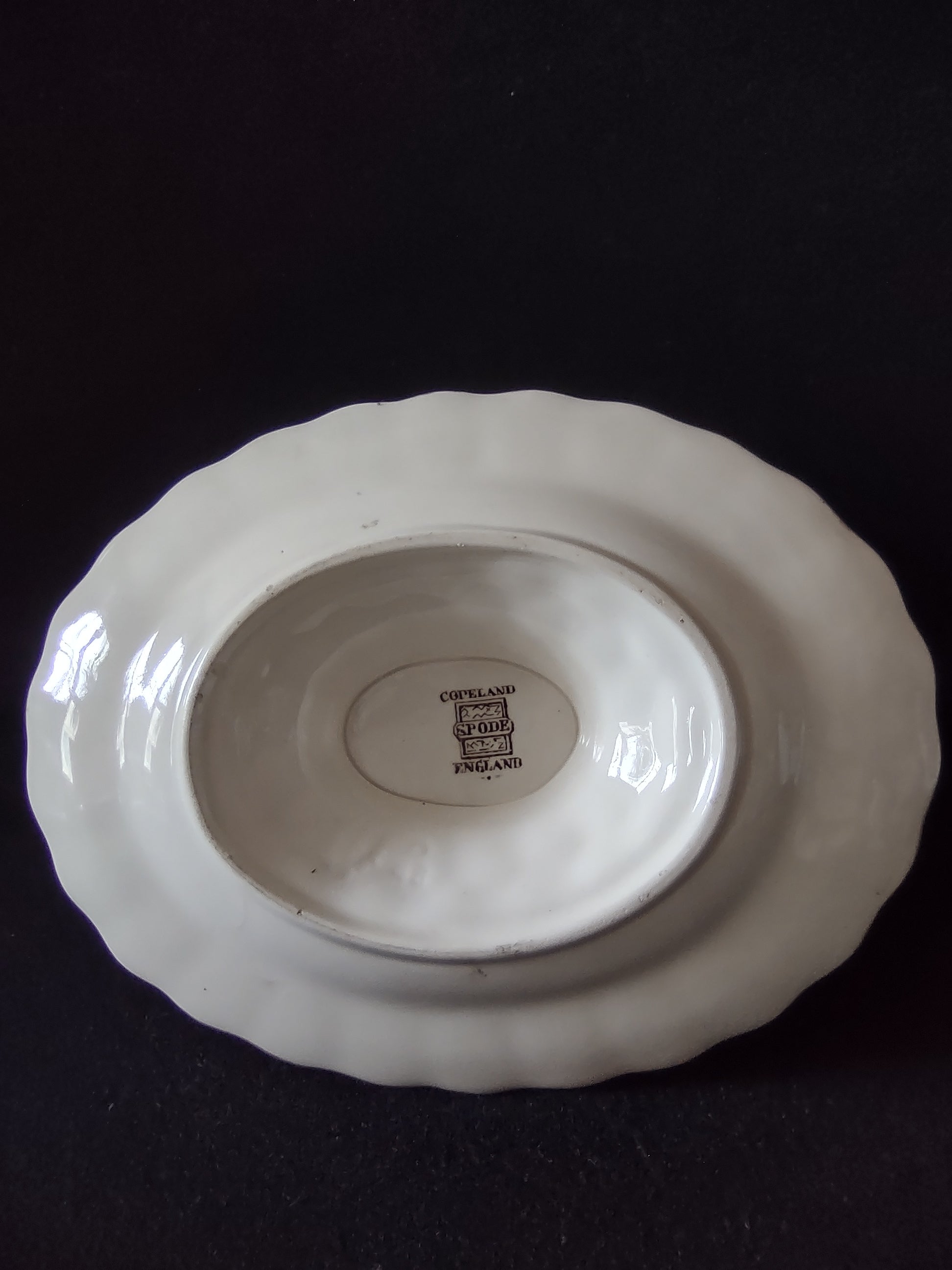 Vintage Copeland Spode Gravy Boat Chelsea Wicker Earthenware Countryside Lot5805
