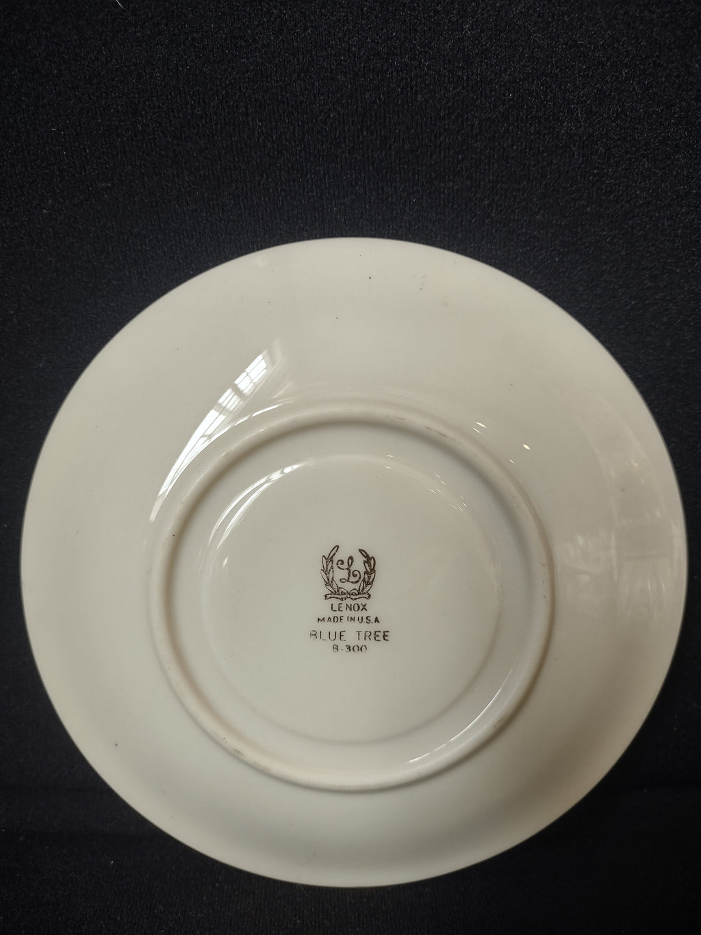 Vintage Lenox Blue Tree B-300 Saucer ONLY (lot 1864)