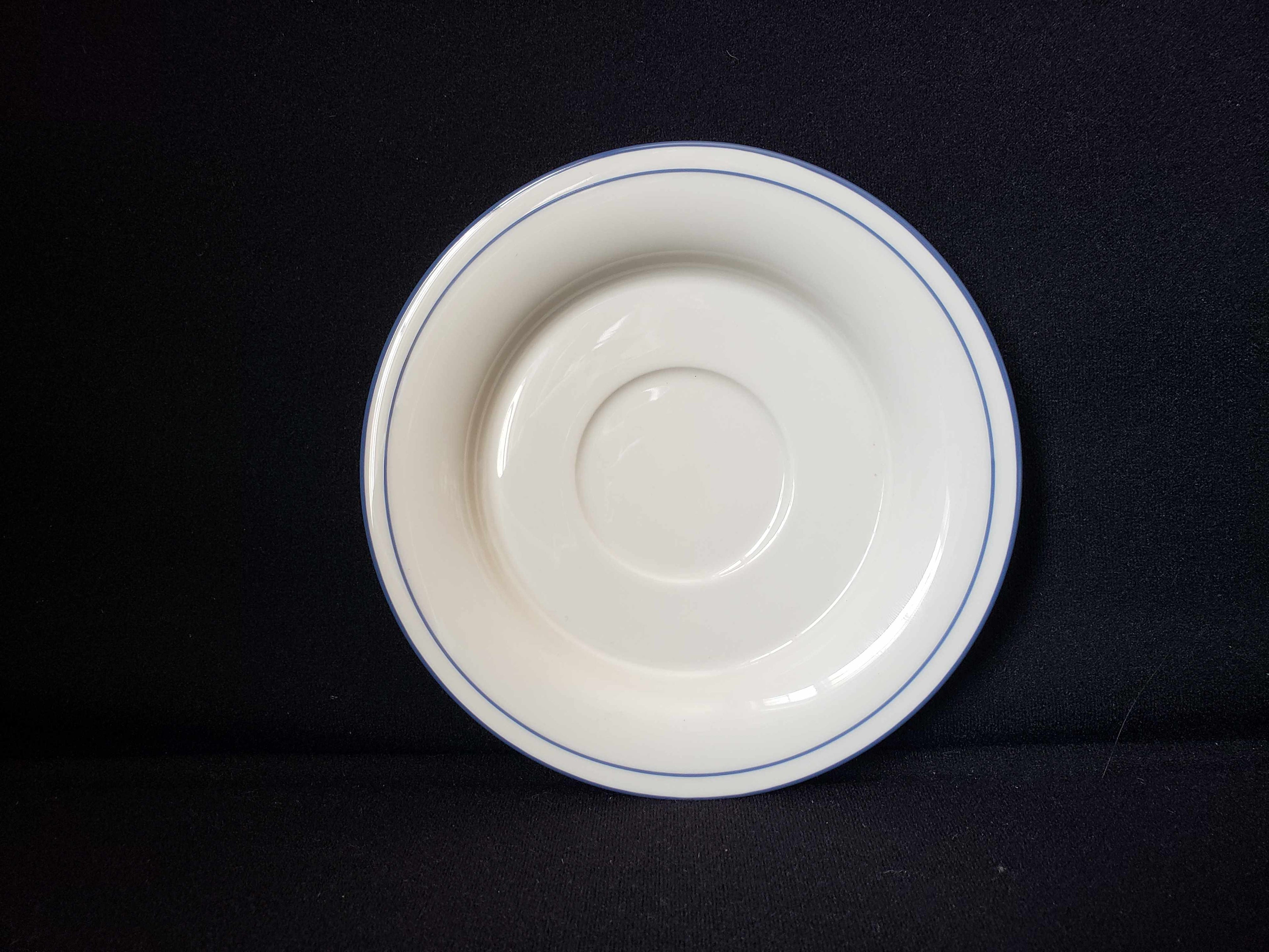 Vintage Lenox Chinastone Blue Pattern Saucer ONLY (lot 1917)