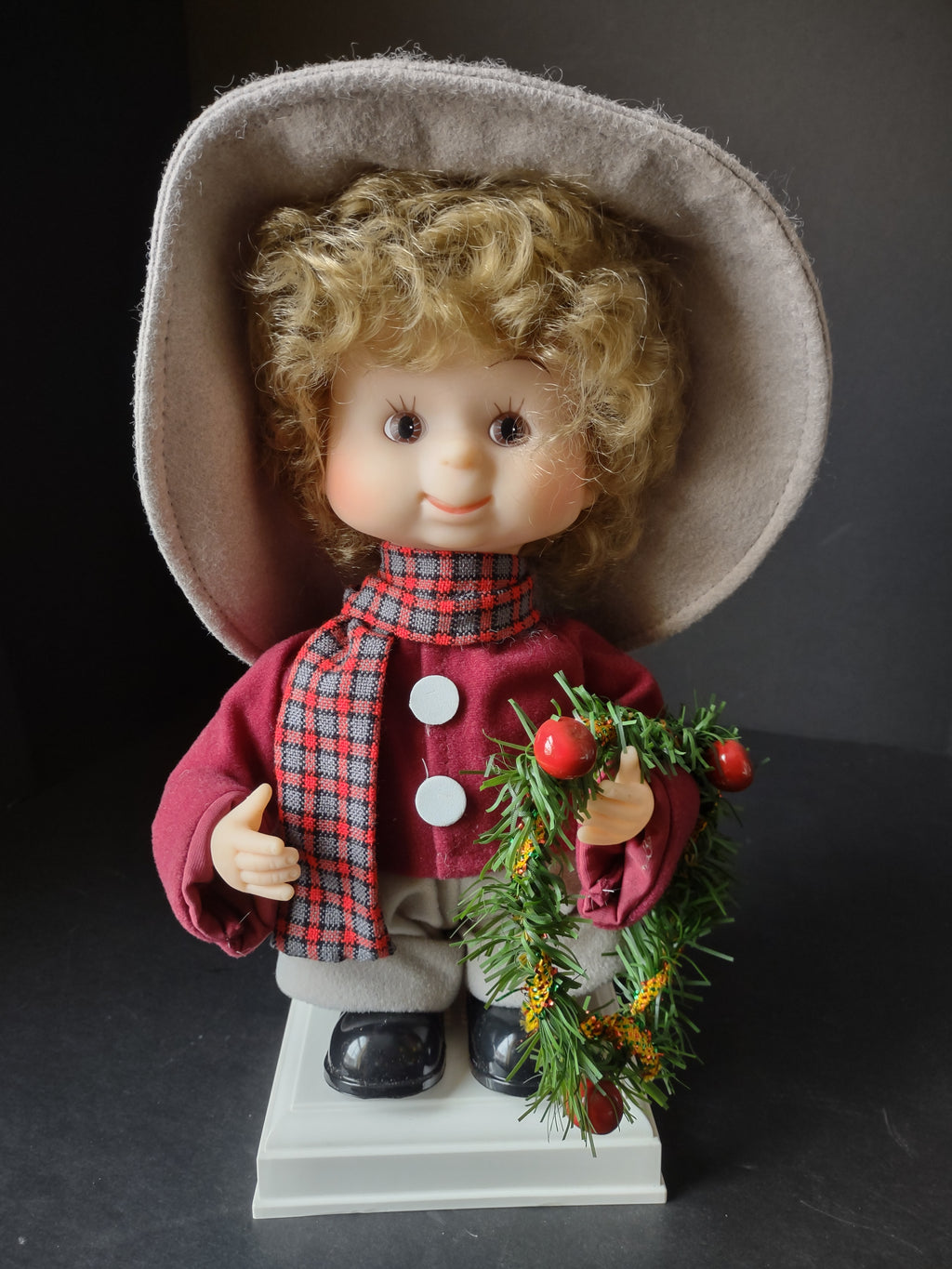 Vintage Christmas Animated Collectible Undercover Kids Derek (lot 1425)