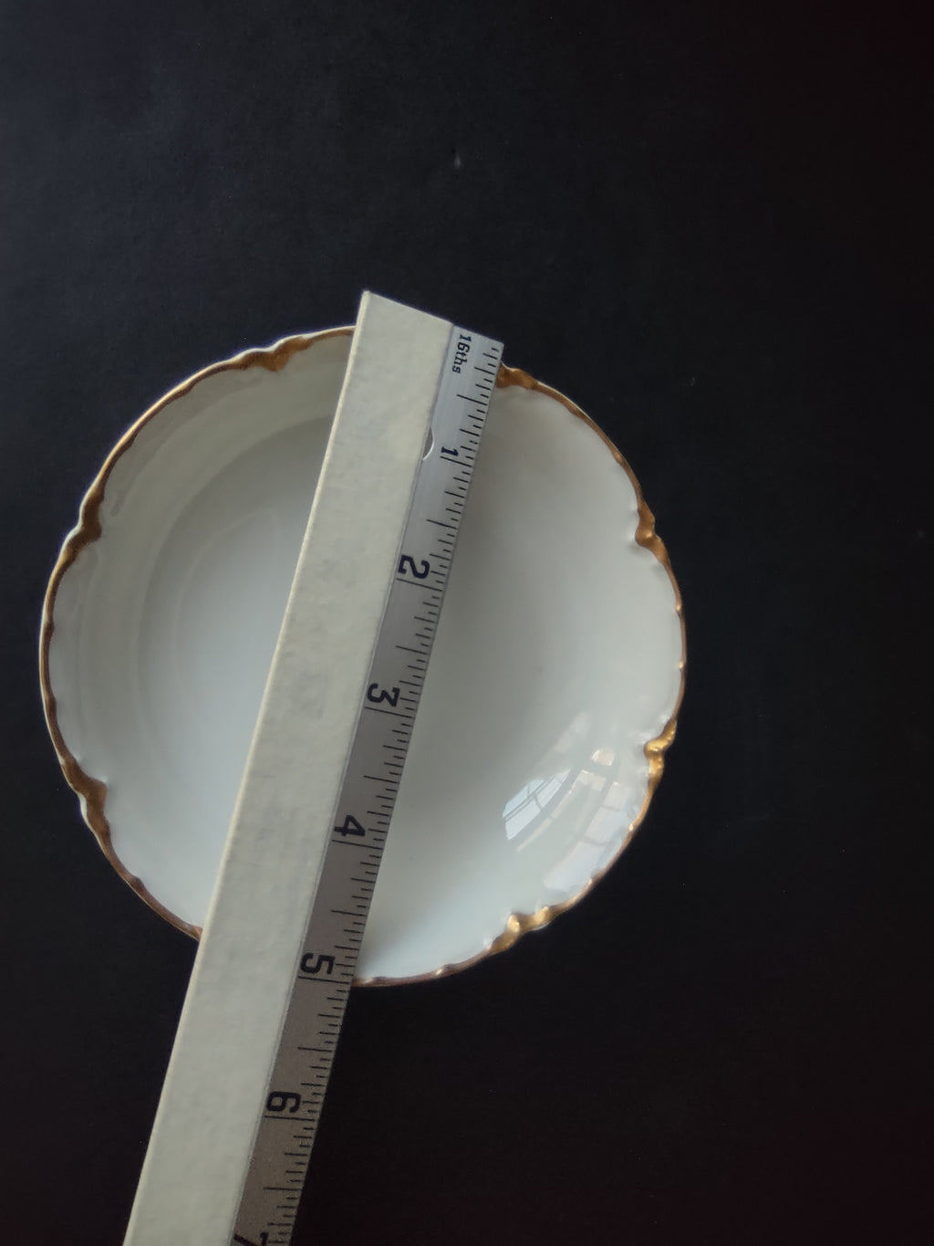 Haviland France Limoges Small Bowl 5" Gold Trim (lot 1007)