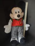 Mickey Mouse Christmas Disney Plush Standing Porch Greeter Gemmy 22" (lot 2605j)