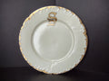Wm. Guerin Limoges Dinner Plate Gold Trim French Chick Monogramm S (lot 986)