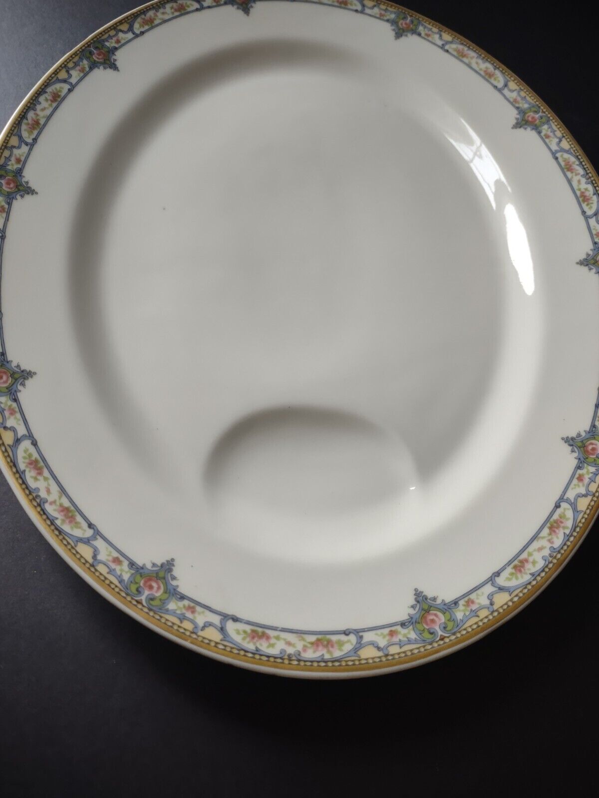 Haviland Limoges Gold Trim Serving Platter 13-1/2" (lot 341)