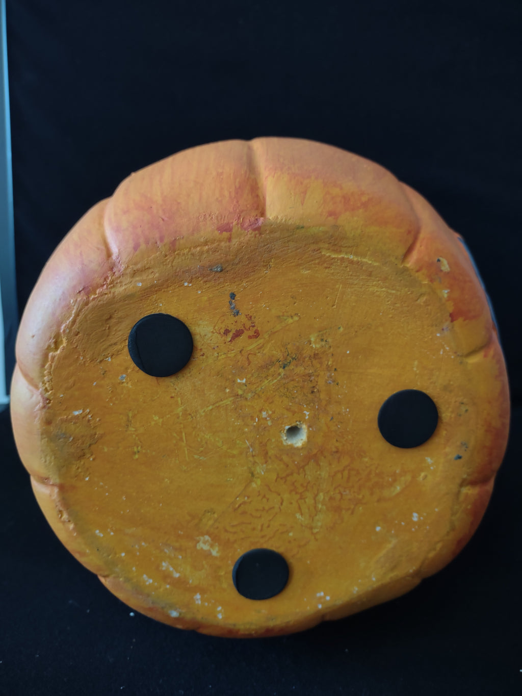 Halloween/Thanksgiving Ceramic Welcome Scarecrow Pumpkin (Lot 3123)