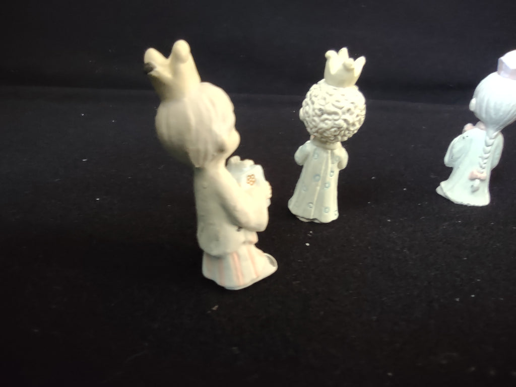 Precious Moments Miniature Pewter Nativity Three Kings (lot 2474c)