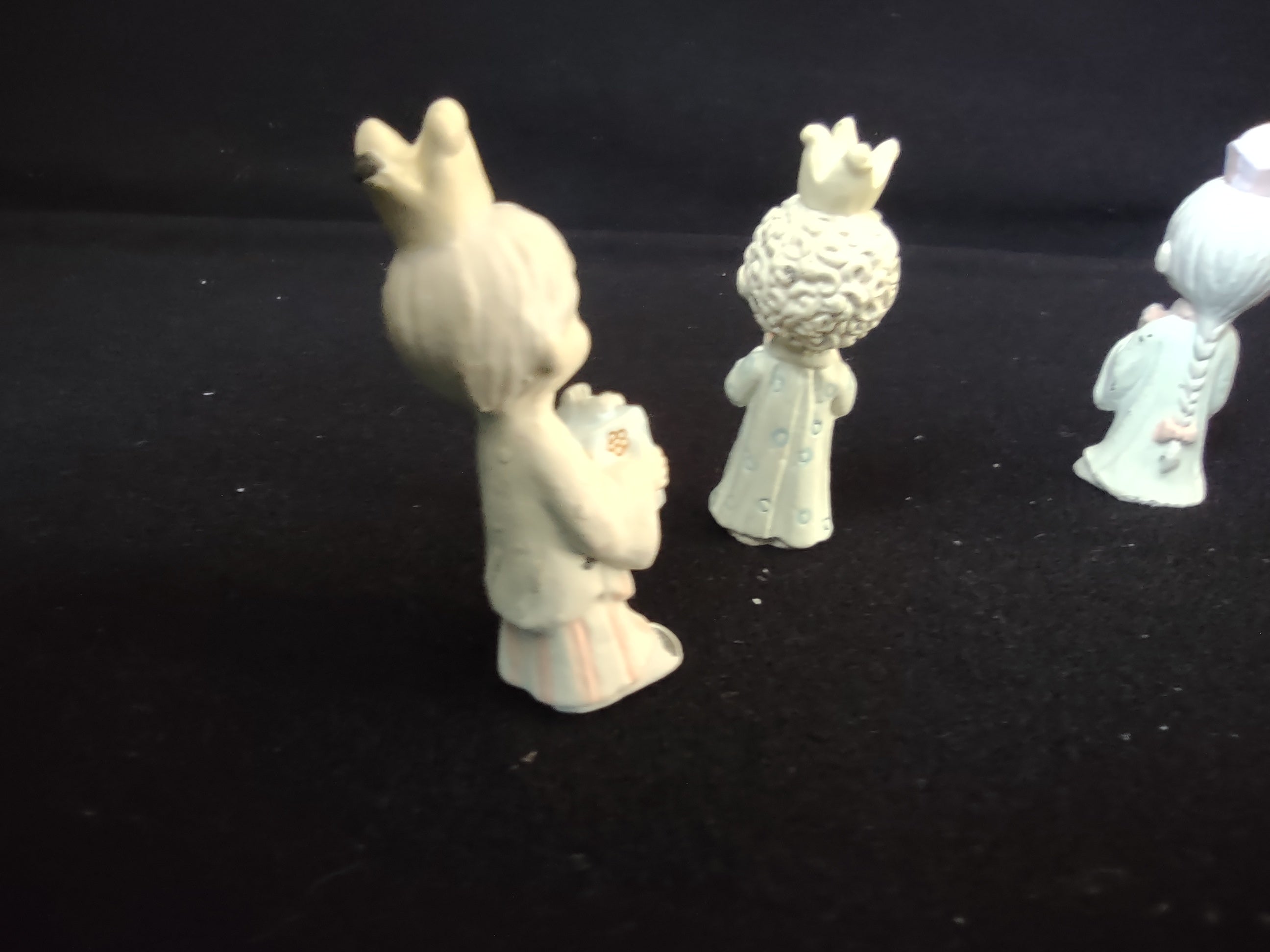 Precious Moments Miniature Pewter Nativity Three Kings (lot 2474c)
