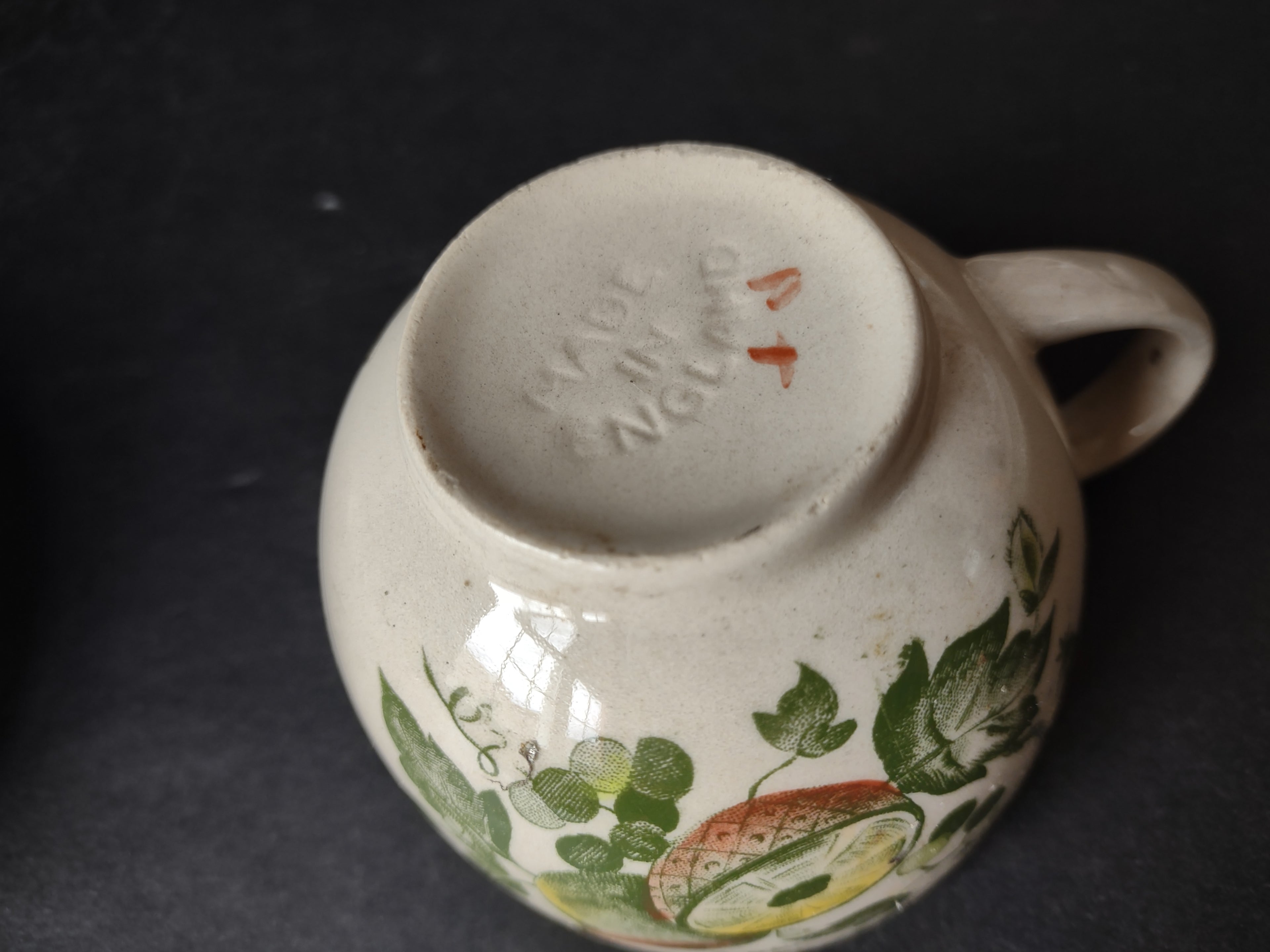 Johnson Bros Arbor Teacup & Saucer Staffordshire Old Granite Ironstone (lot 5574