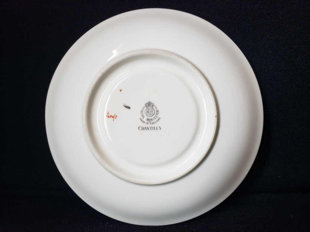 Vintage Royal Worcester Chantilly Saucer ONLY 6-1/4" (lot 2087)