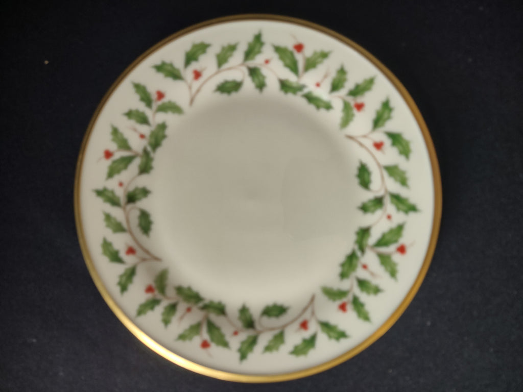 Vintage Lenox Holiday Dimension Collection Salad Plate 8-1/8" (lot 1871)