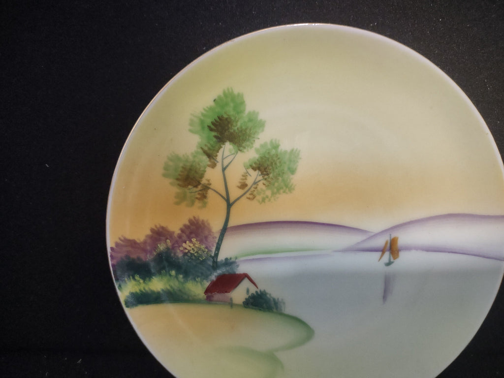 Vintage Collectible Bread & Butter Plate Meito Hand Painted Made in Japan 6" #122