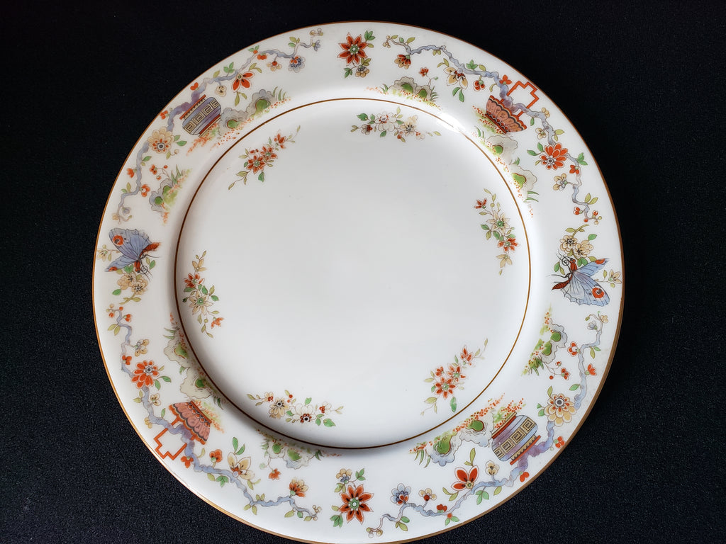 Vintage Royal Worcester Higgins Sieter Butterfly Dinner Plate 10" (lot 2126)