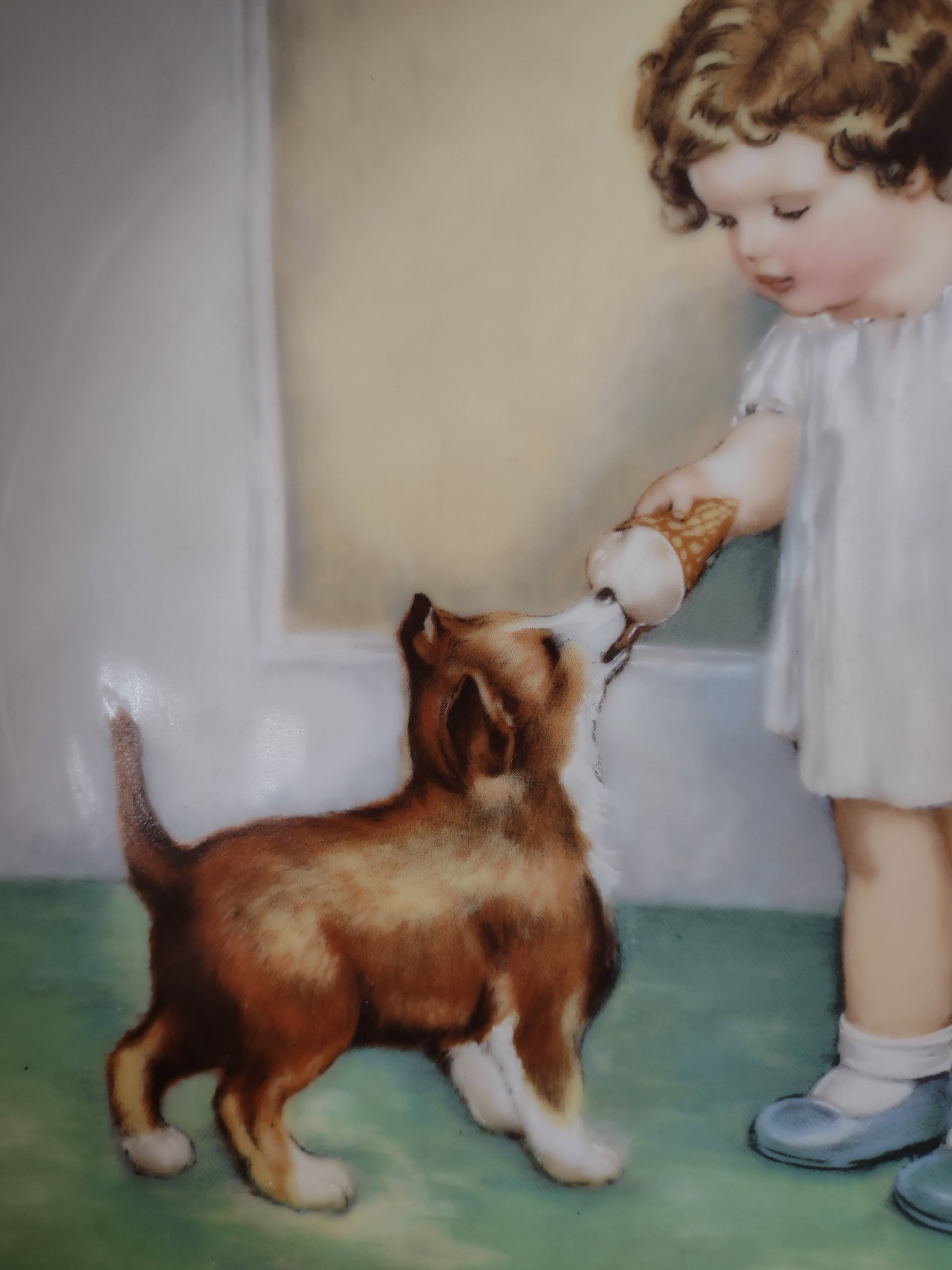 Vintage Bessie Pease Gutmann Plate Child Best Friend The Reward (Lot 5109)