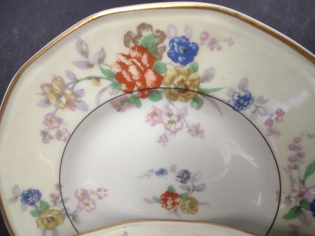 Haviland Limoges 8 x Yellow Jewel Bread Butter Plate Floral (lot 830)