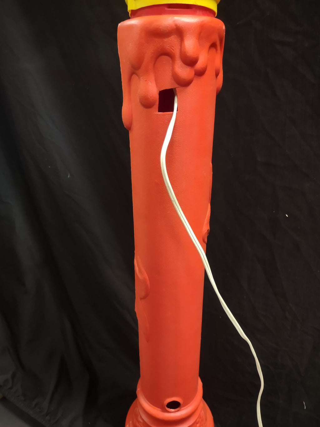 Vintage Christmas Blow Mold Candle Light Up 40" (lot 2325)