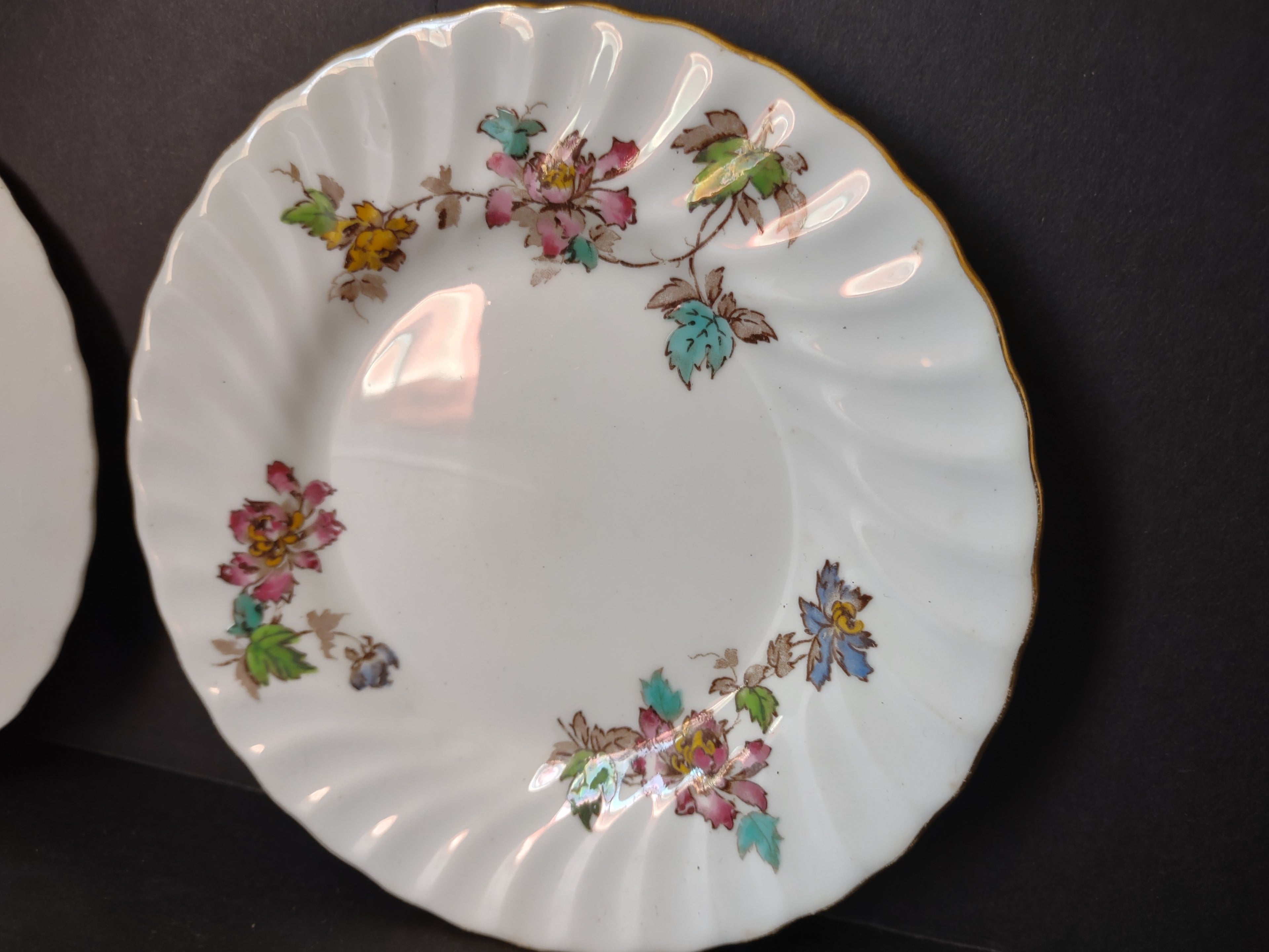 Vintage Minton England Bone China Vermont Bread Butter Plate x 3 (lot 5462)