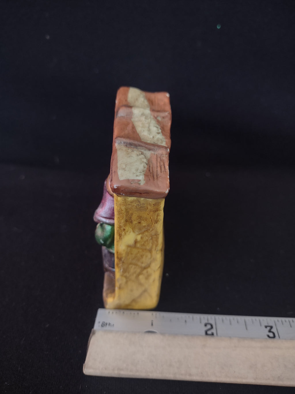 Christmas Ceramic Small Kid Nativity Scene Figurine Mary Joseph Baby (Lot4559)
