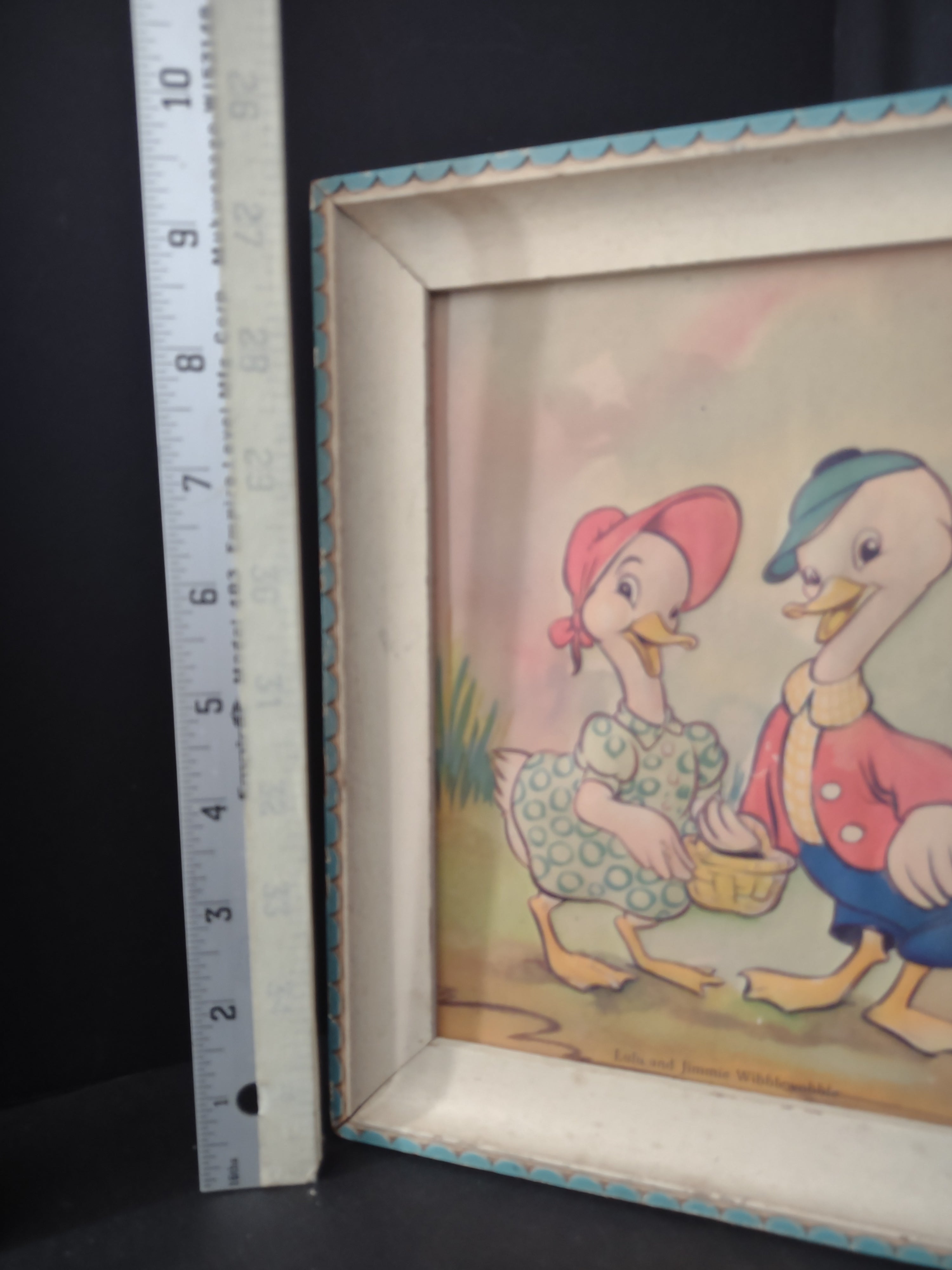 Vintage Raised Picture Lulu and Jimmie Wiblewobble (lot 3156t)