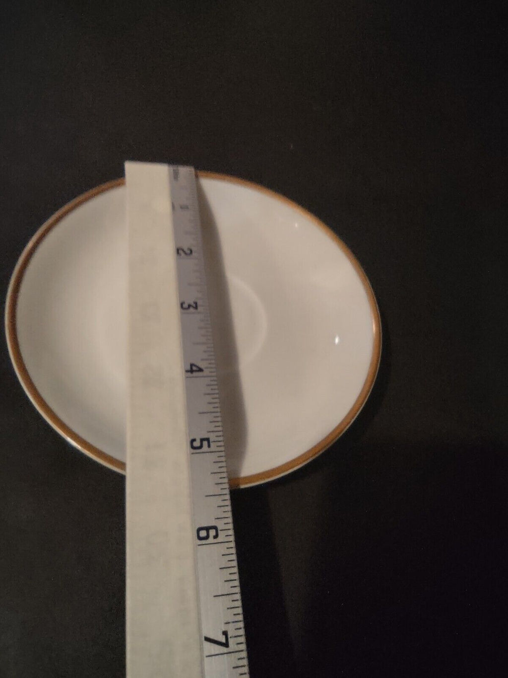 Haviland Limoges France Gold Trim White 5-3/8" Saucer (lot 684)