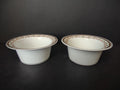 Old Abbey France Limoges 2 x Small Bowl Clover Gold Trim (lot 864)