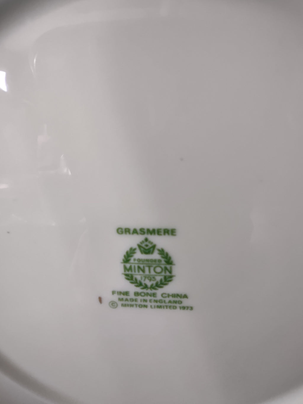 Vintage Minton Grasmere 6.5" Bread Butter Plate Bone China x 2(lot 5487)