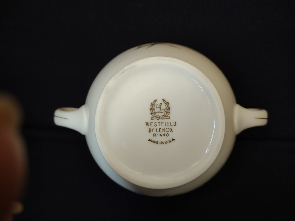 Vintage Lenox Westfield R-440 Sugar Dish NO LID (lot 1892)