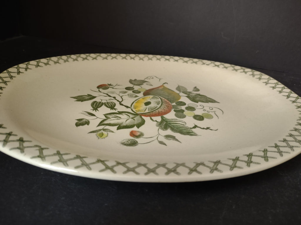 Johnson Bros Arbor Serving Platter Staffordshire Old Granite Ironstone (lot 5576