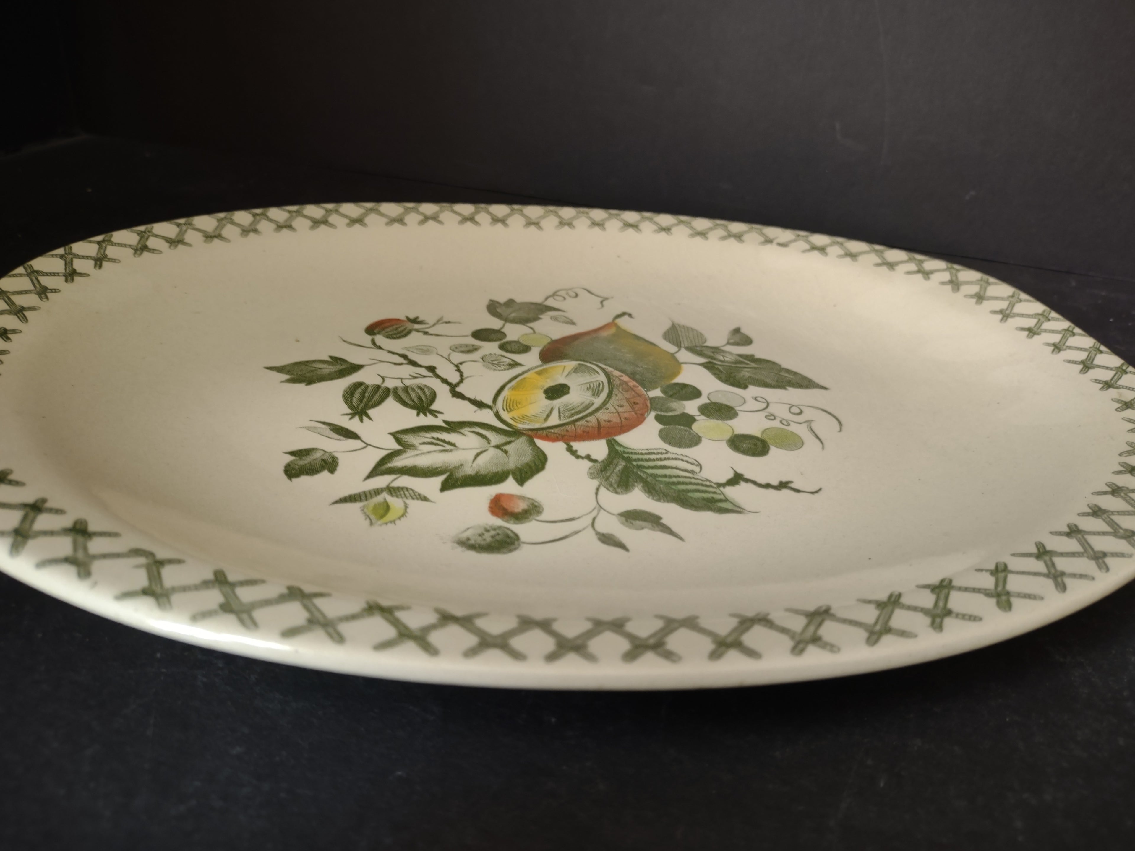 Johnson Bros Arbor Serving Platter Staffordshire Old Granite Ironstone (lot 5576