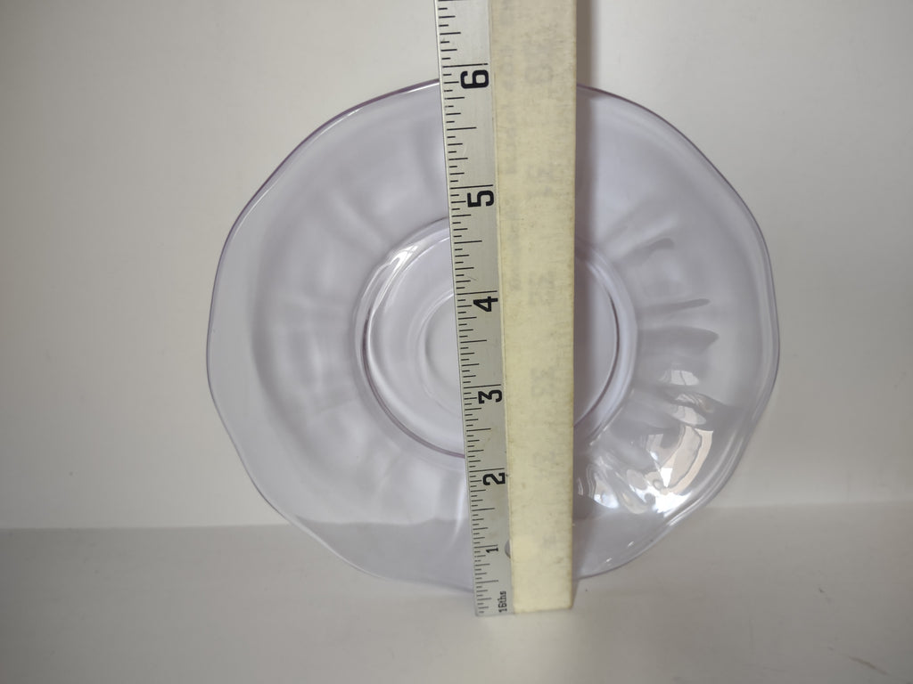 Fostoria Wisteria Lilac Lafayette Glass Saucer ONLY Neodymium (lot 2731)