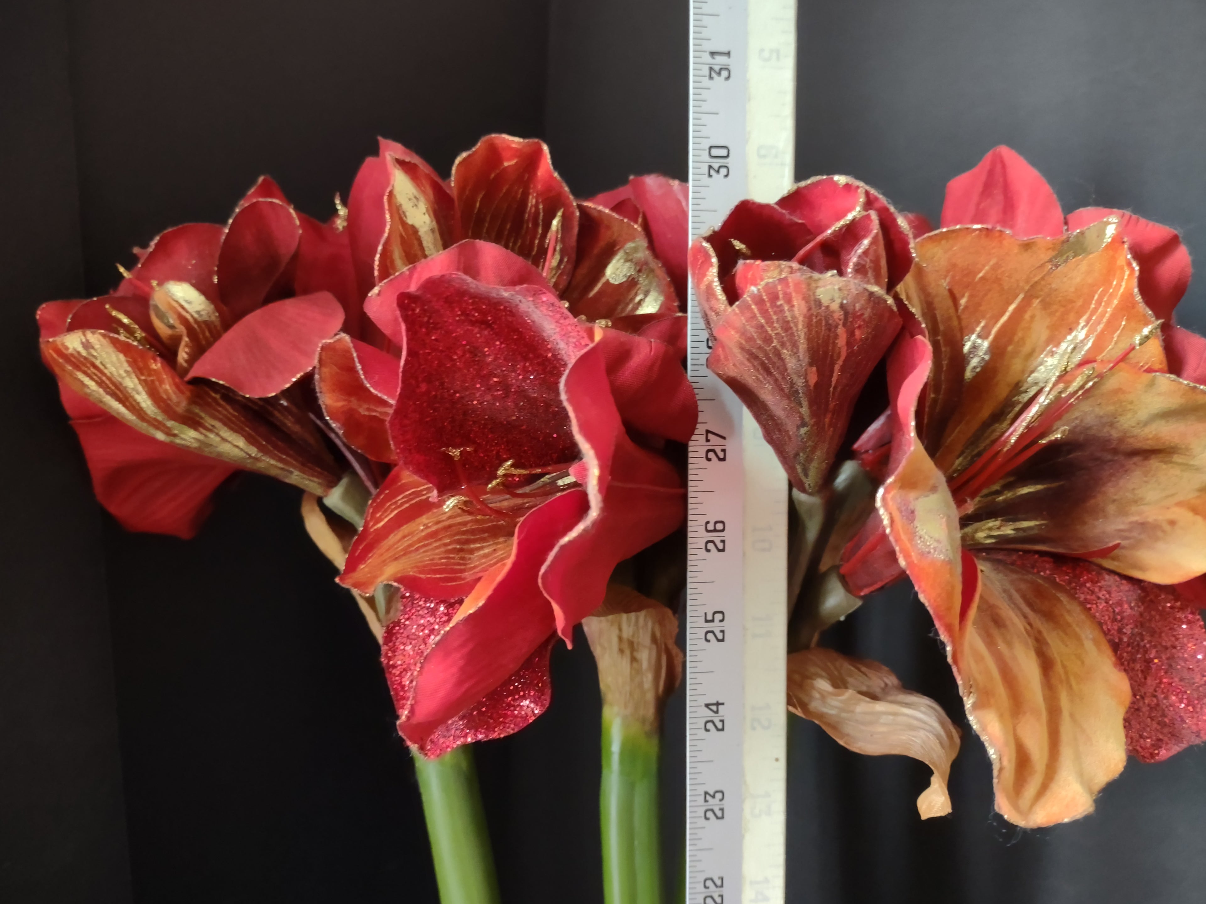 Artificial 30" Amarillo Flower x 6 (lot 3076c)