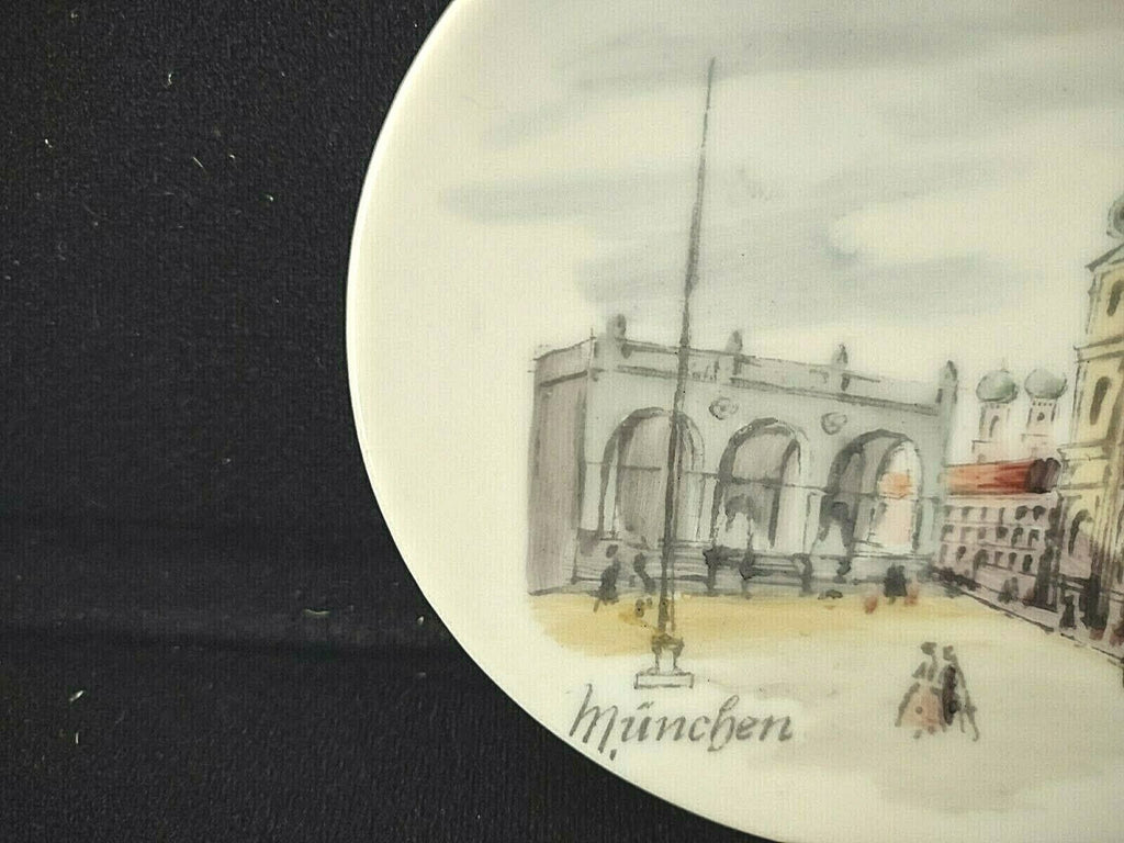 018 Collectible Rosenthale Plate Munchen Germany Hand Painted