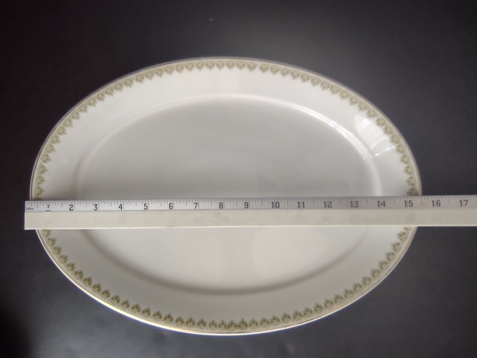 GDA Field Haviland Limoges France Serving Platter Plate Clover Shamrock (lot 526