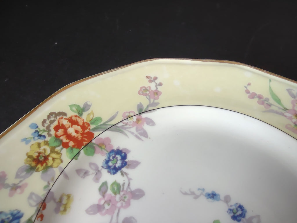 Haviland Limoges 8 x Dessert Salad Yellow Jewel Plate (lot 831)