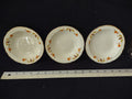 Vintage Halls Superior Autumn Leaf Jewel Tea Cereal Fruit Dessert Bowl X 3 (2899