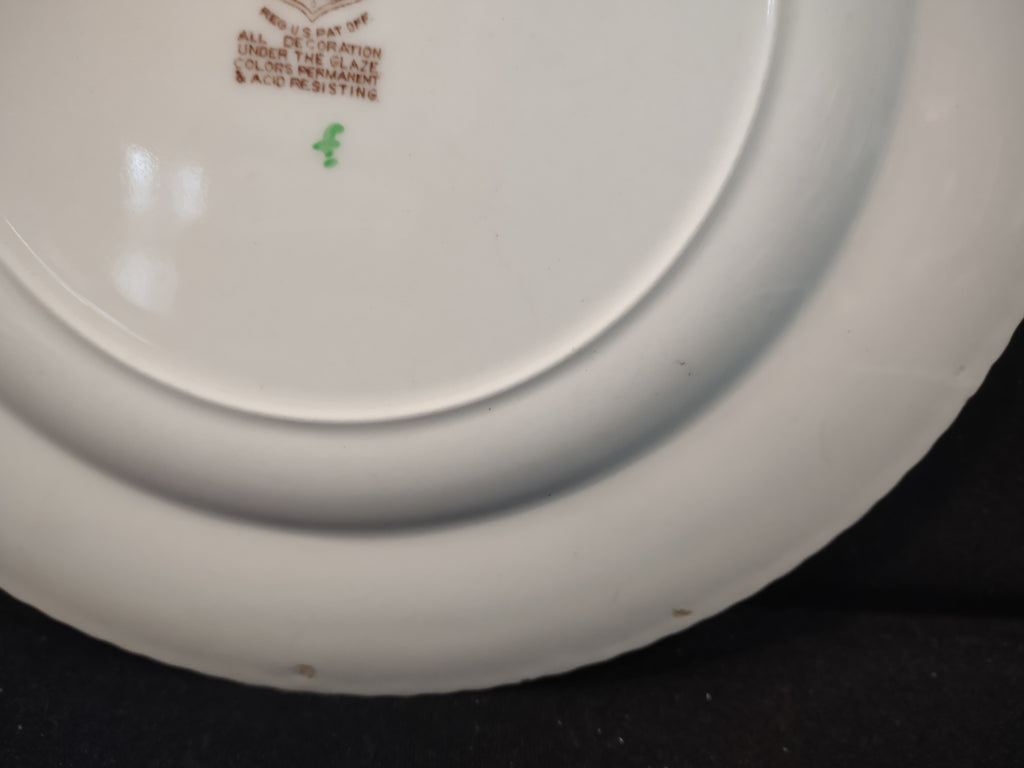 Vintage Johnson Pomona Windsor Ware Dinner Plate England Ironstone (lot 5607)