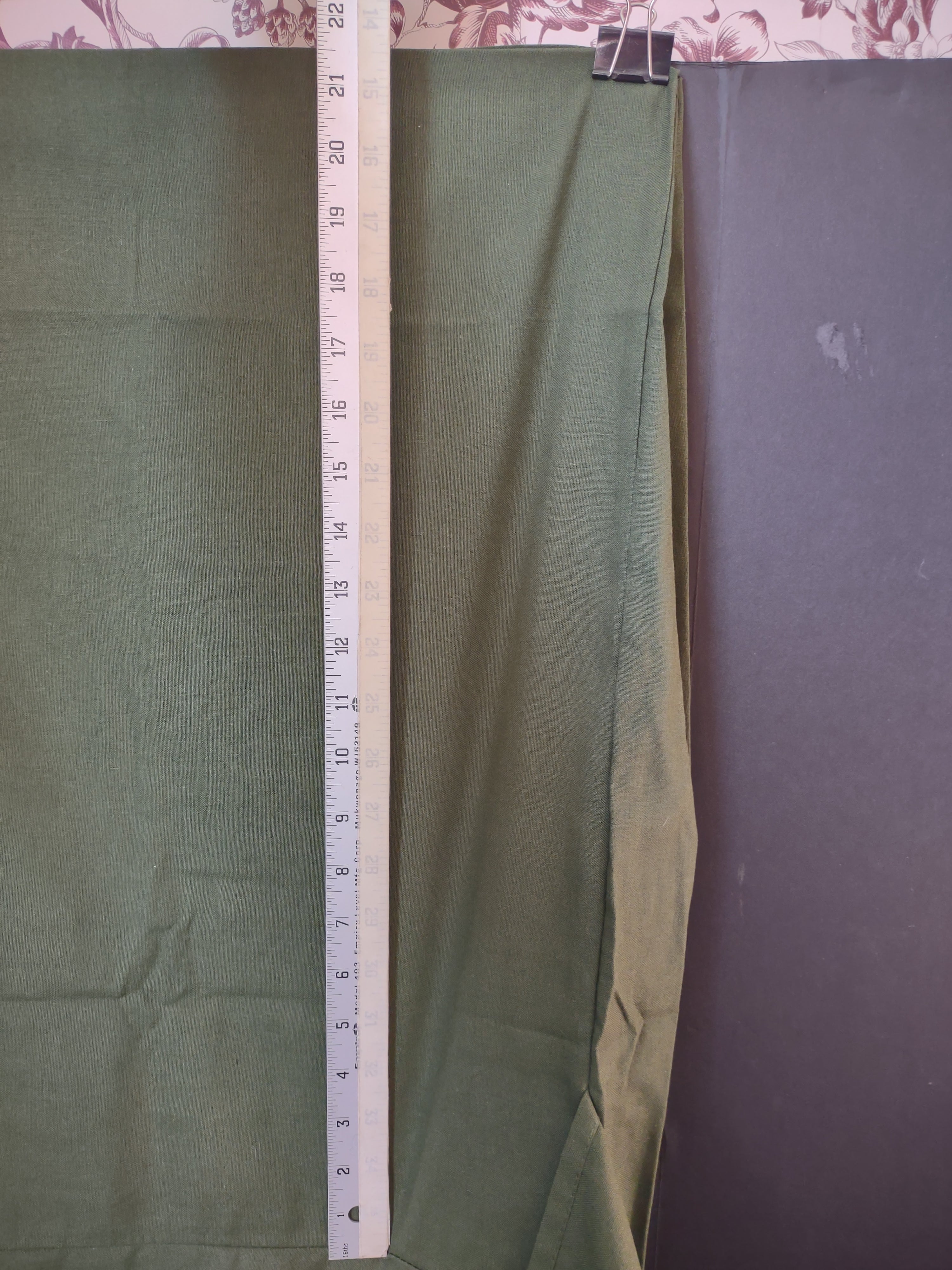 Vintage Set of 2 Dining Room Chair Cover Christmas Green Red (lot 3306)