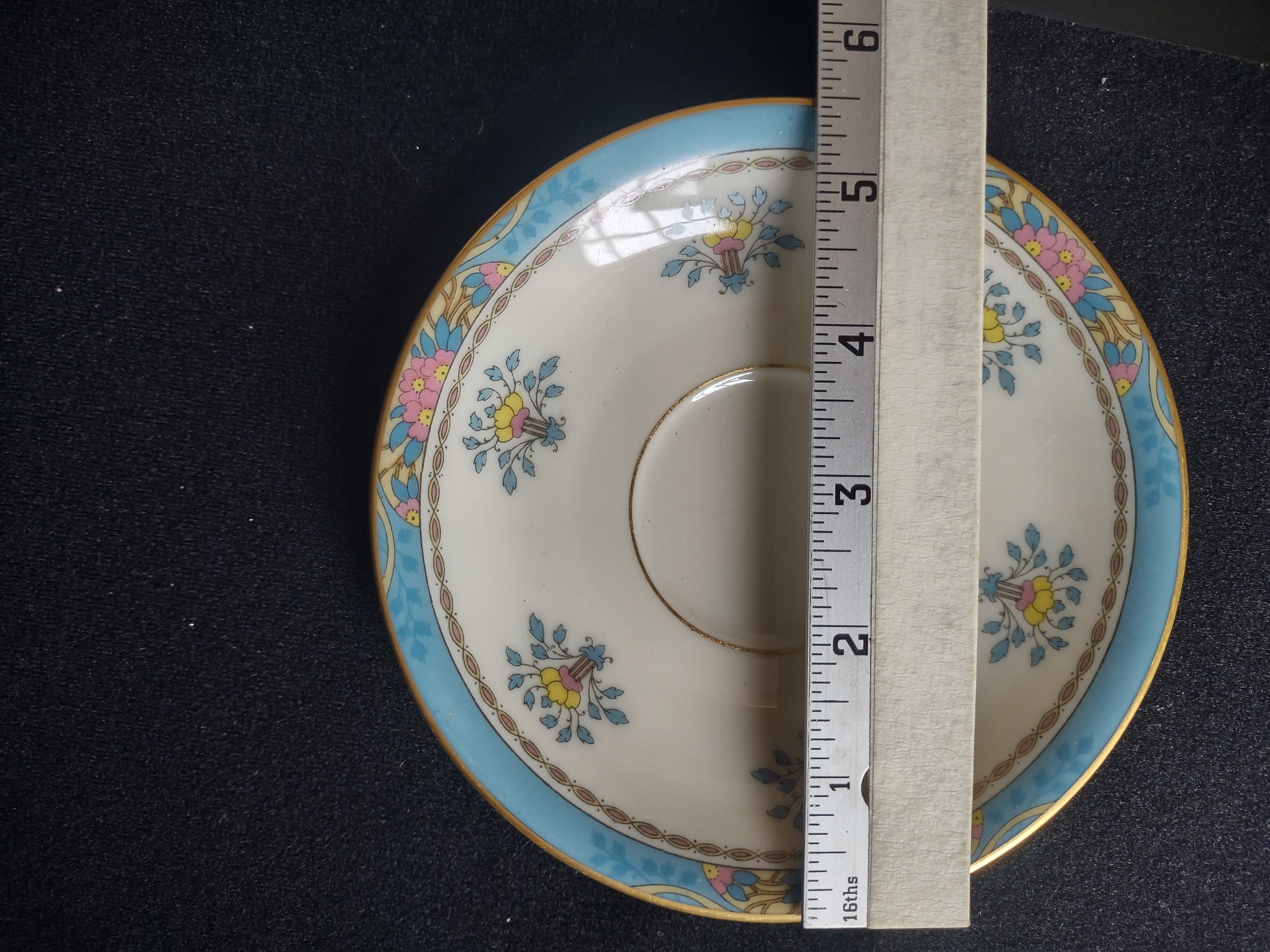 Vintage Lenox Blue Tree B-300 Saucer ONLY (lot 1864)