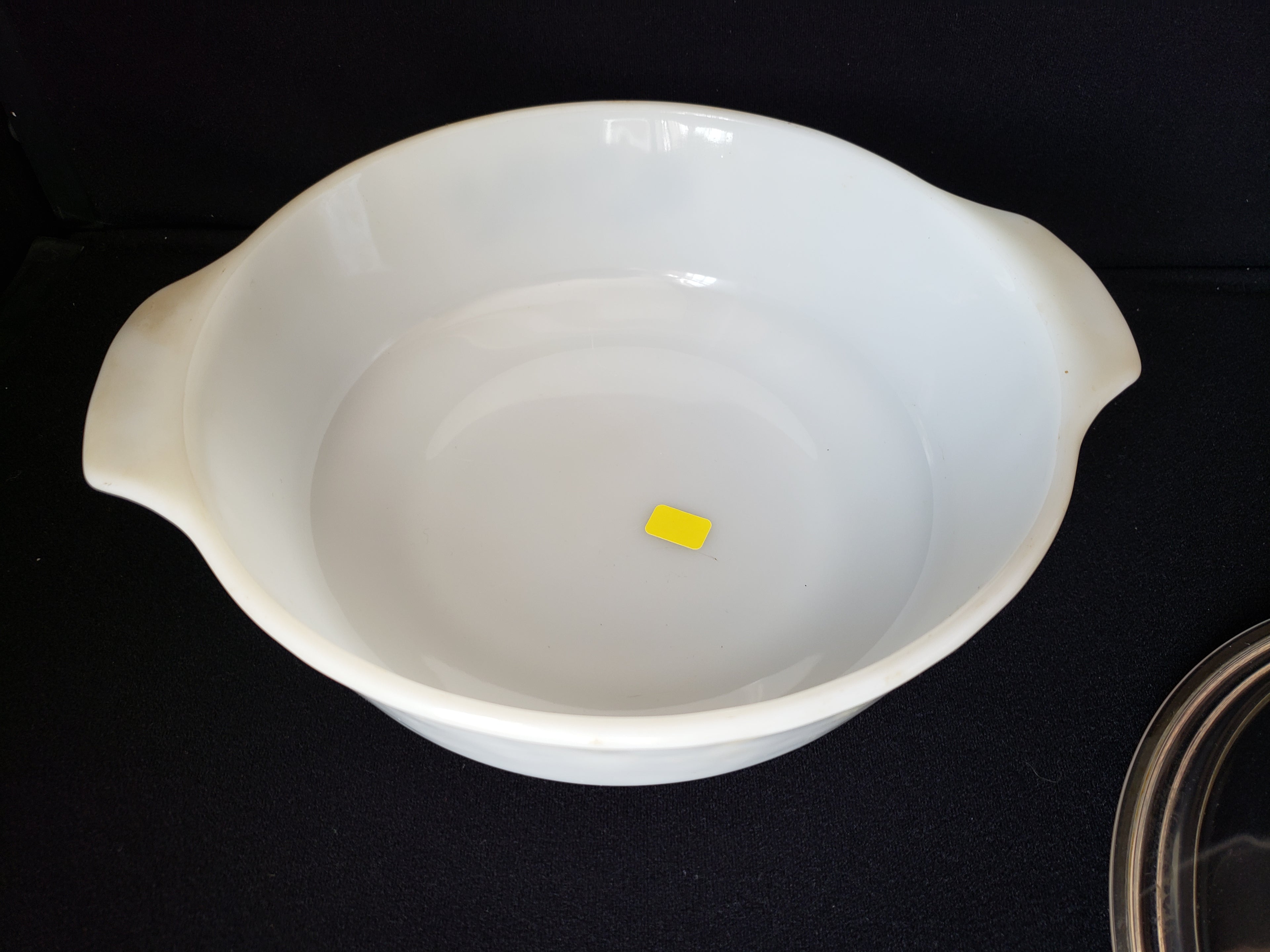 Anchor Hocking Fire King 2 Qt #438 Casserole Dish with Lid Cornflower (lot 2164)