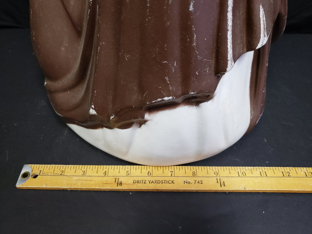 Vintage Christmas Outdoor Brown Joseph Blow Mold 27" (lot 2258)