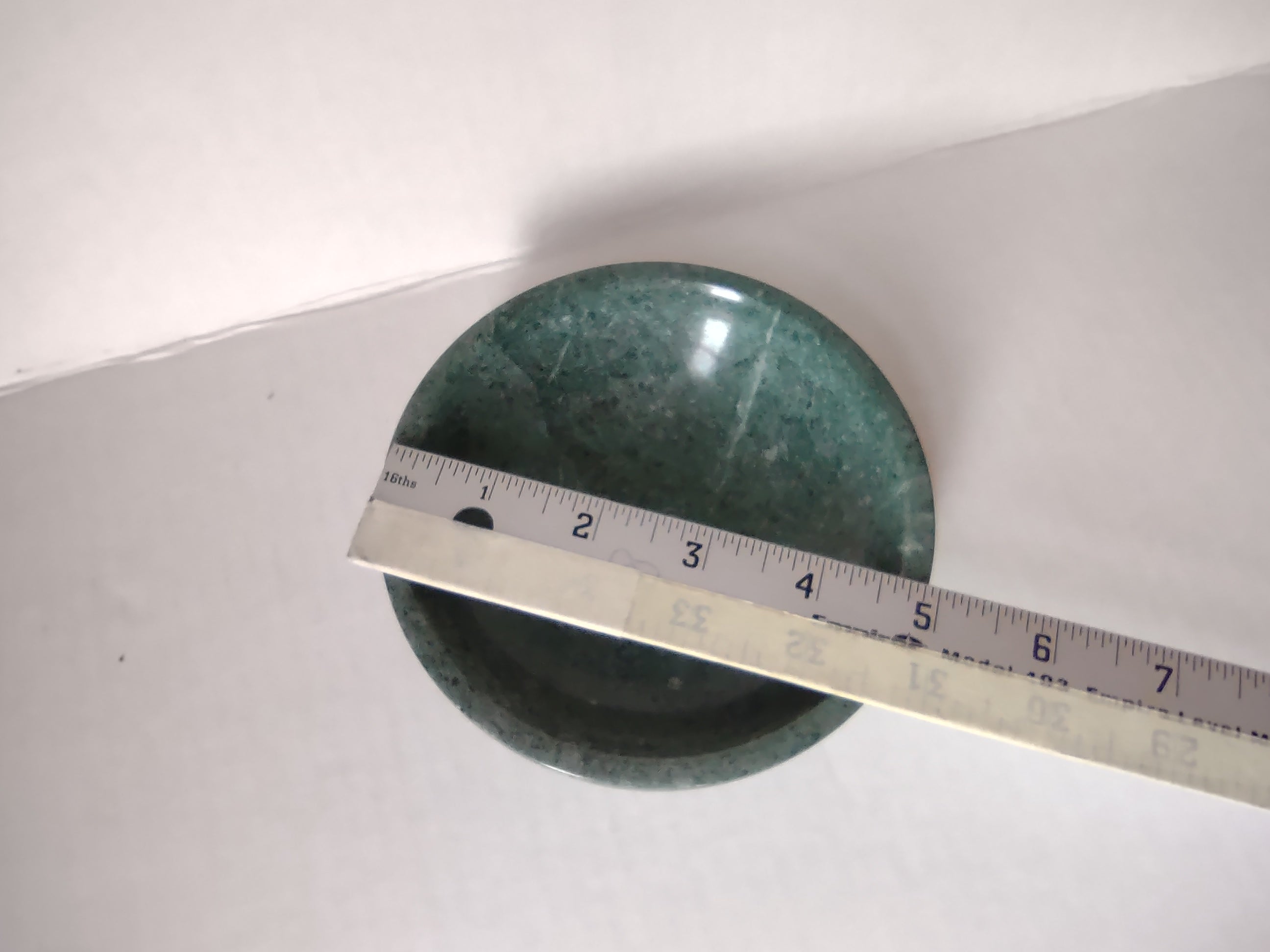 Vintage Incense Burner Green Marble with Angels Cherubs (lot 5323)