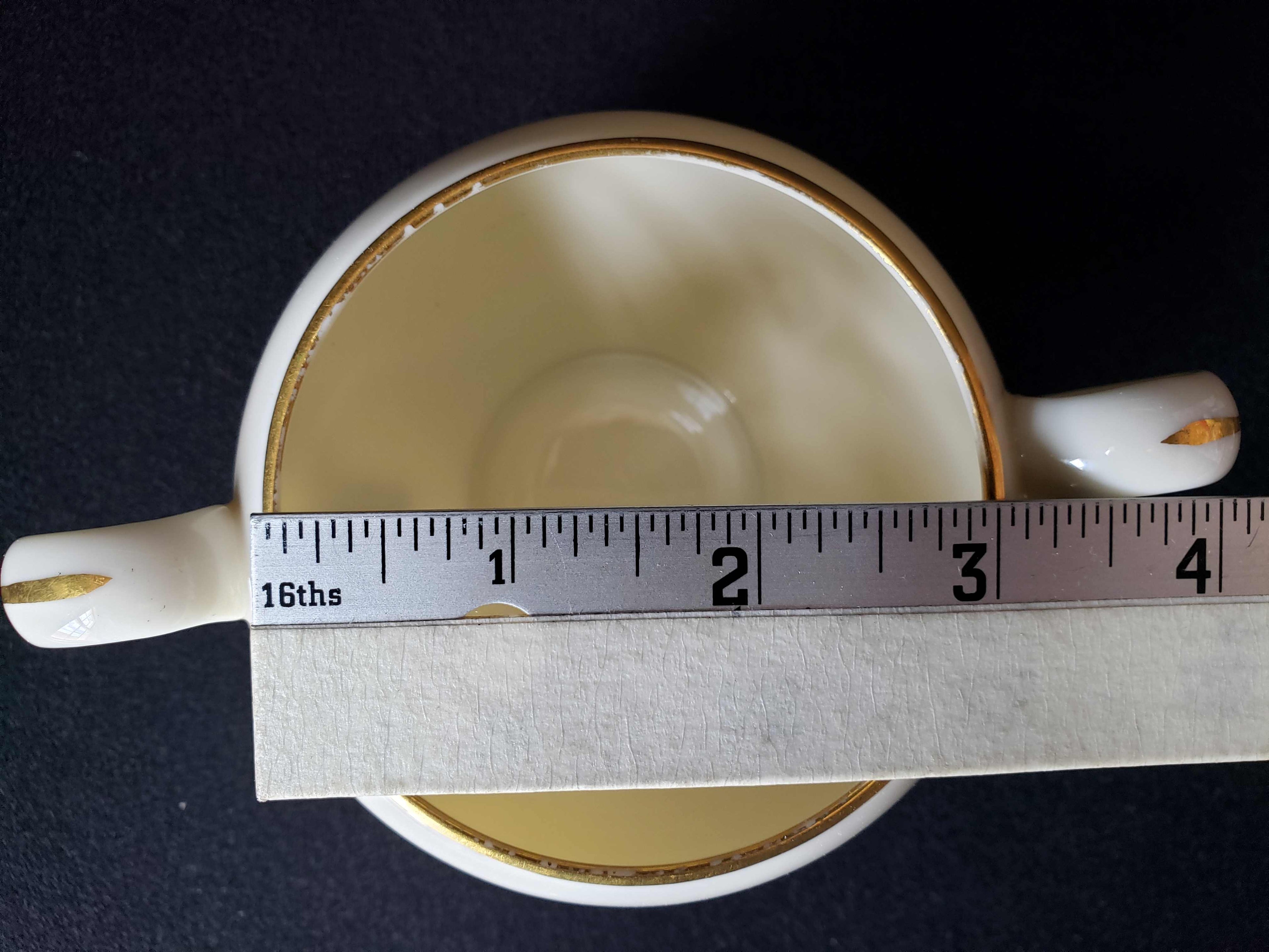 Vintage Lenox Olympia X-303 Sugar Bowl NO LID (lot 1951)