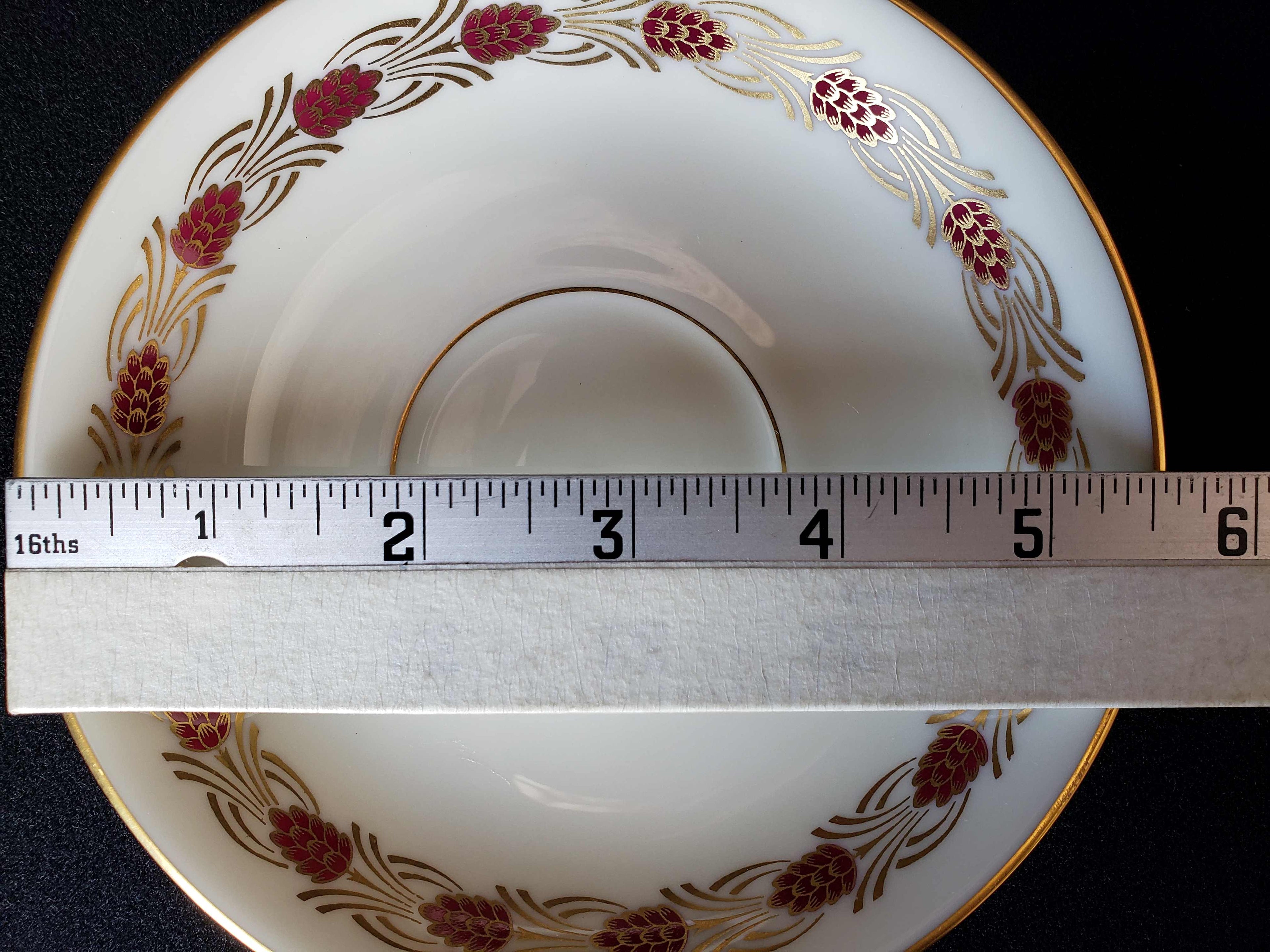 Vintage Lenox Pinehurst O-407-R Tea Cup with Saucer (lot 1937)