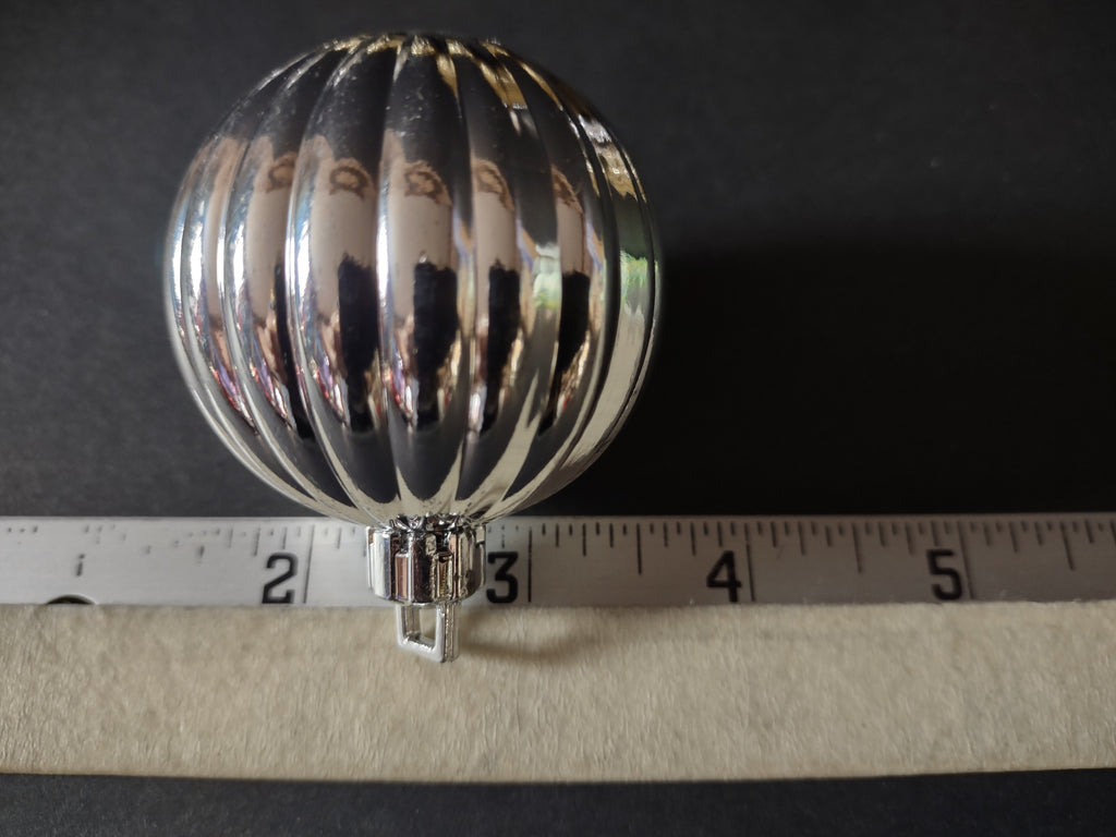 Vintage Christmas Ornaments Golden Silver Shatterproof Plastic 48 ct. (lot 1621)