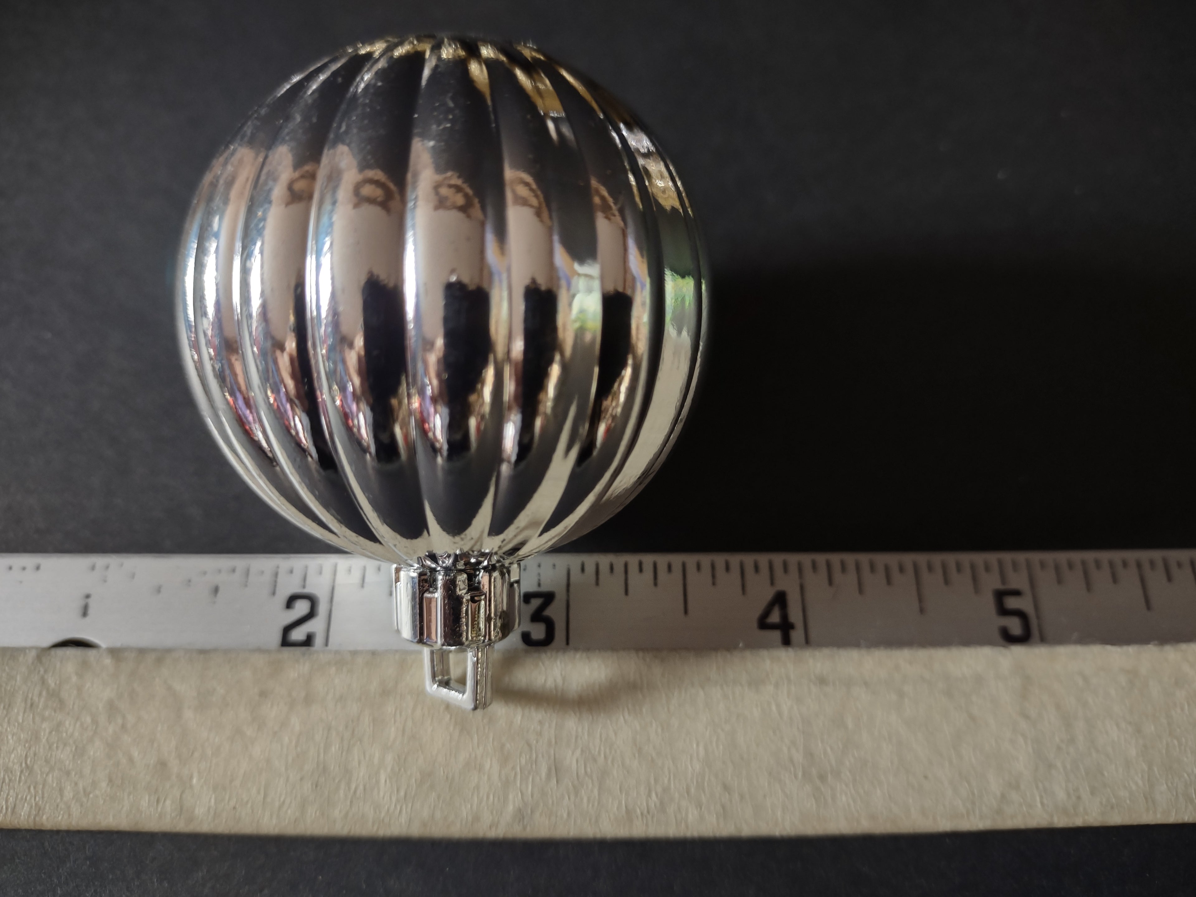 Vintage Christmas Ornaments Golden Silver Shatterproof Plastic 48 ct. (lot 1621)