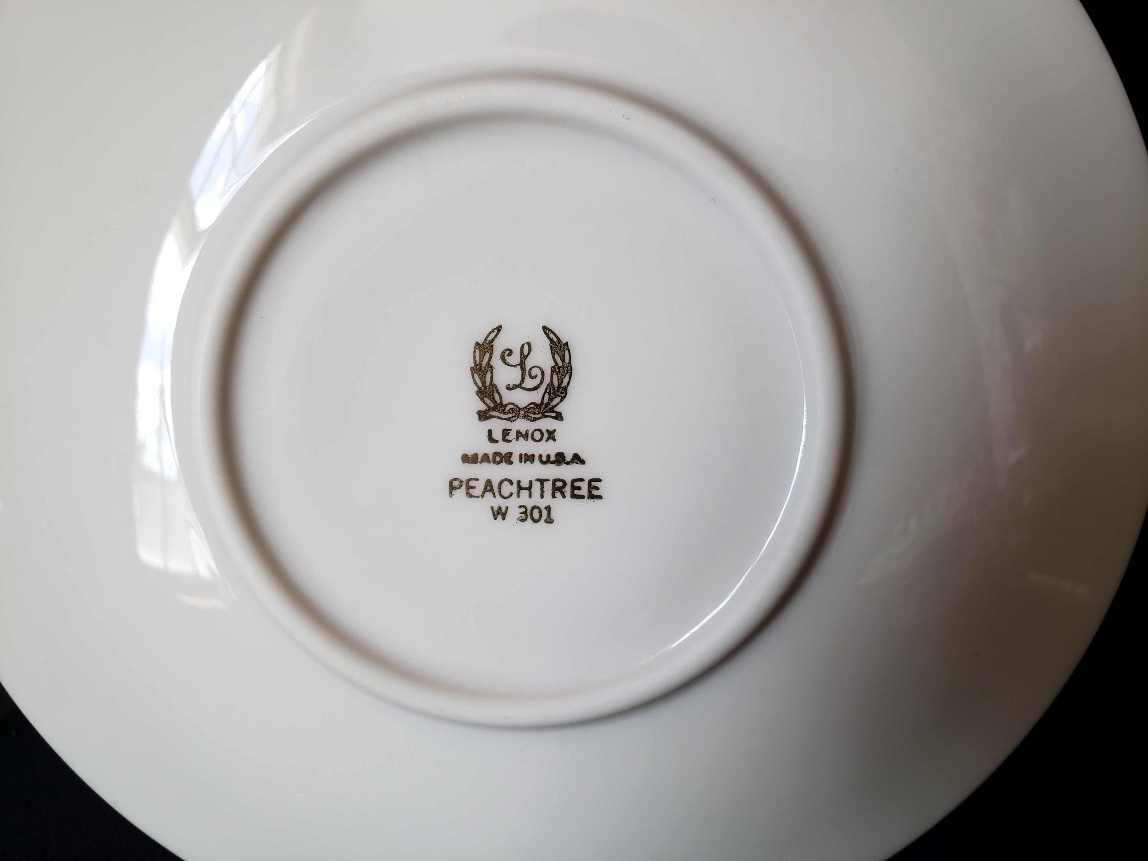 Vintage Lenox Peach Tree Tea Cup with Saucer (lot 1942)