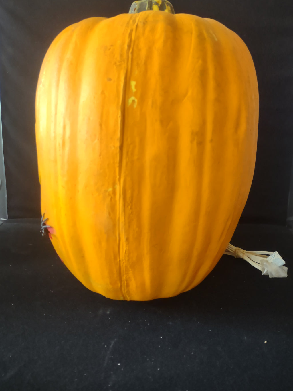 Halloween Lighted Foam Jack O Lantern Pumpkin With Spider (Lot 3395)