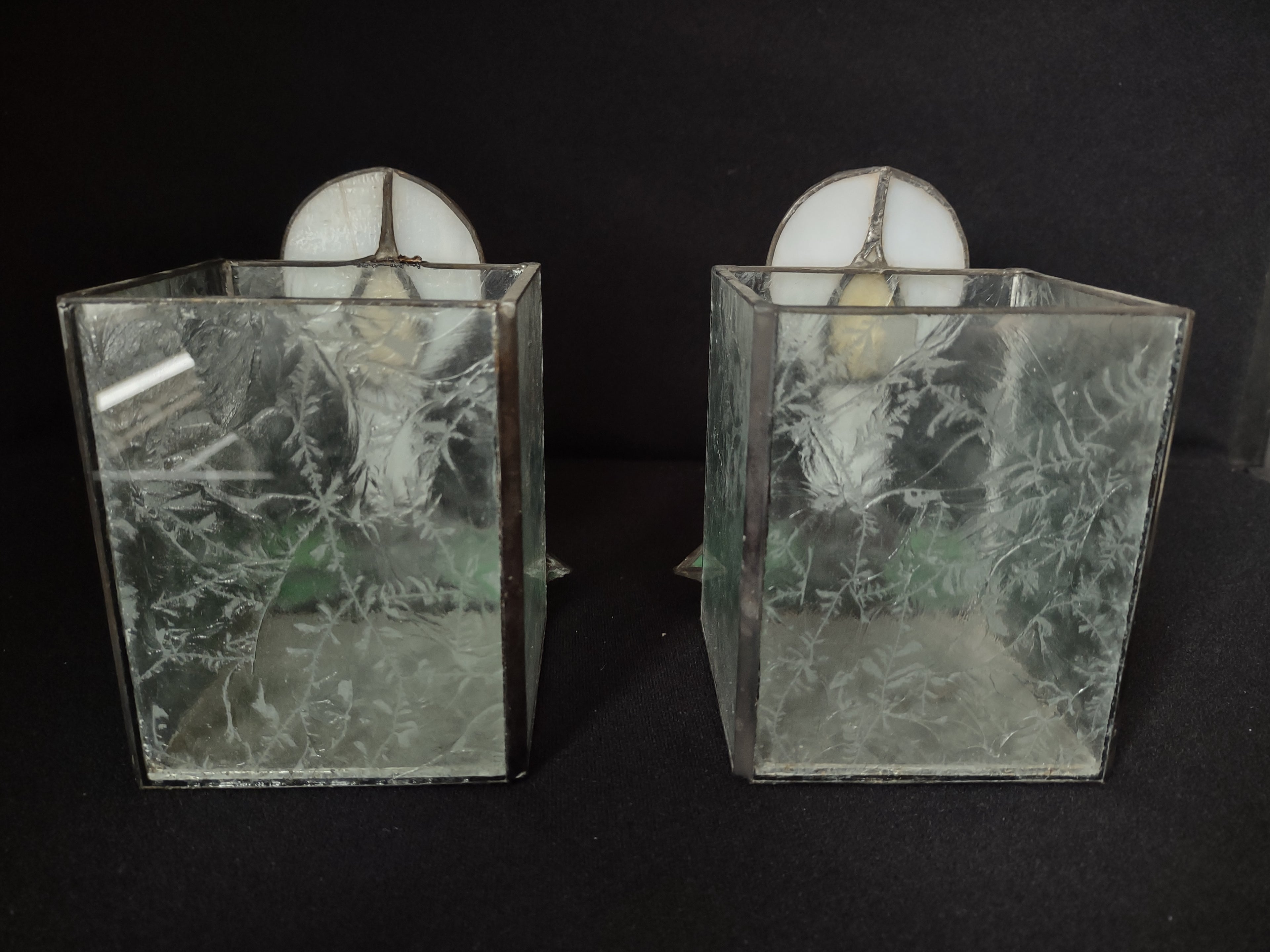 Christmas Candle Holders Plastic (lot 1715)