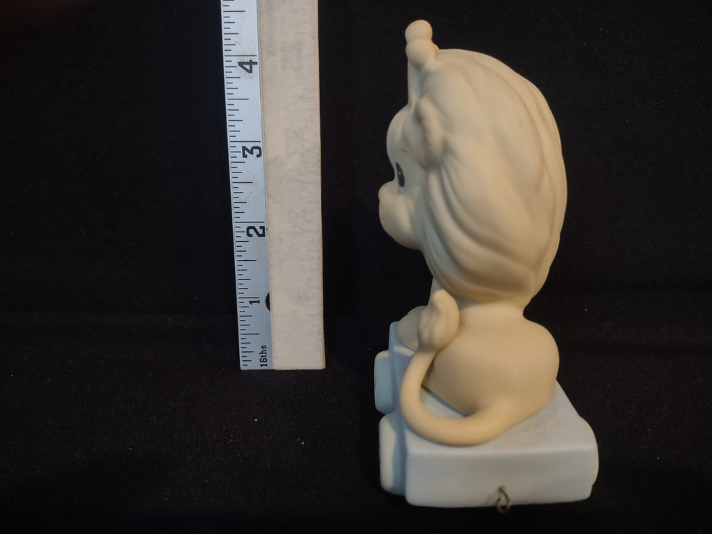 Precious Moments Birthday Train Year #5 Lion Porcelain (lot 2558c)