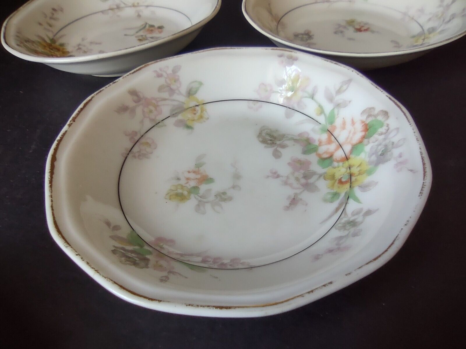 Haviland Limoges White Jewel 5 x Small Bowl 5" Floral (lot 798)